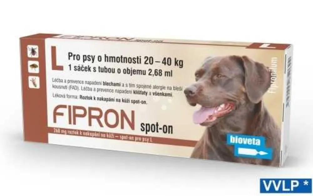 Finální Výprodej FIPRON spot-on pro psy L 1 x 2,68 ml
