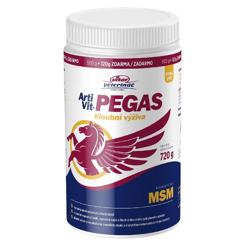 Vitar veterinae Artivit Pegas MSM 720 g Must-Have