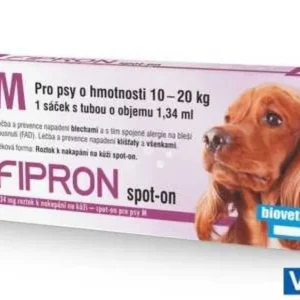 FIPRON spot-on pro psy M 1 x 1,34 ml Akce