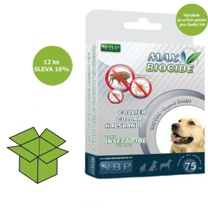 Max Biocide Collar Dog repelentní obojek, pes 75 cm (12 ks) SLEVA 10 % !CZ! Cenově Výhodný