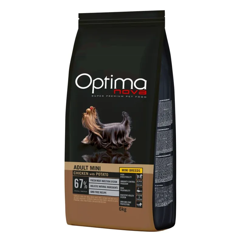 Přímo Od Výrobce OPTIMAnova Dog Adult Mini Chicken & Potato GF 6 kg