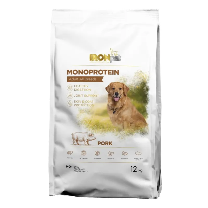 IRONpet Dog Adult All Breeds Pork 12 kg Nejlepší Volba