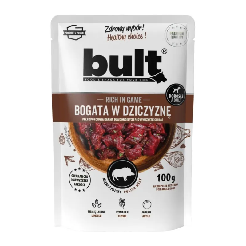 Nejprodávanější Bult Dog zvěřina, kapsička 100 g