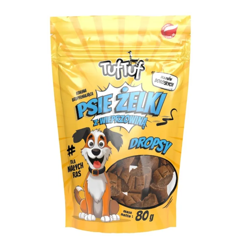TufTuf Super měkké vepřové dropsy pro malá plemena 80 g Kup Teď