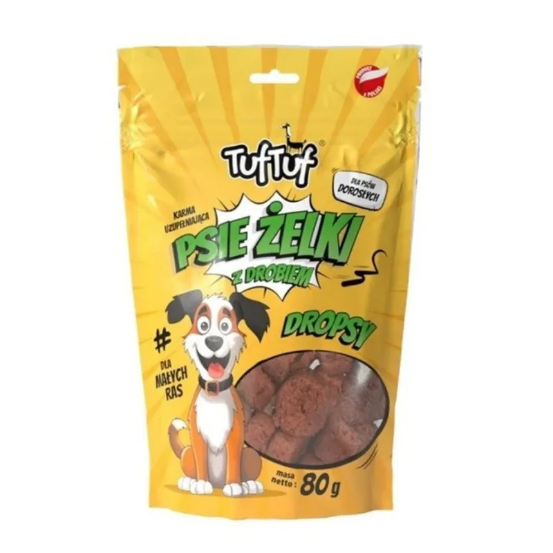 Rychlé Dodání TufTuf Super měkké drůbeží dropsy pro malá plemena 80 g