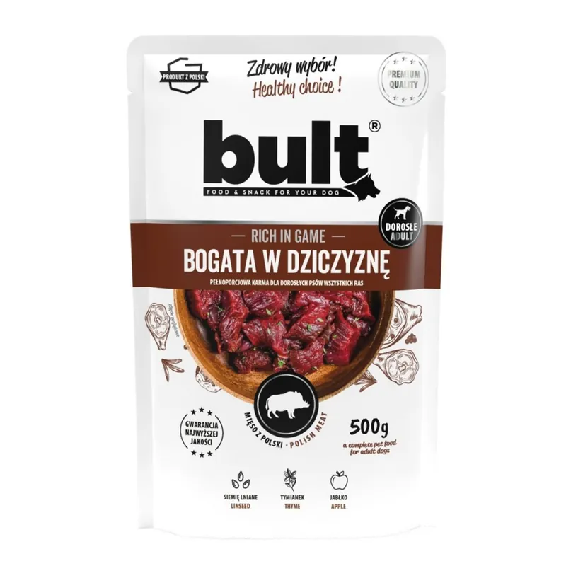 Dokud Zásoby Vydrží Bult Dog zvěřina, kapsička 500 g