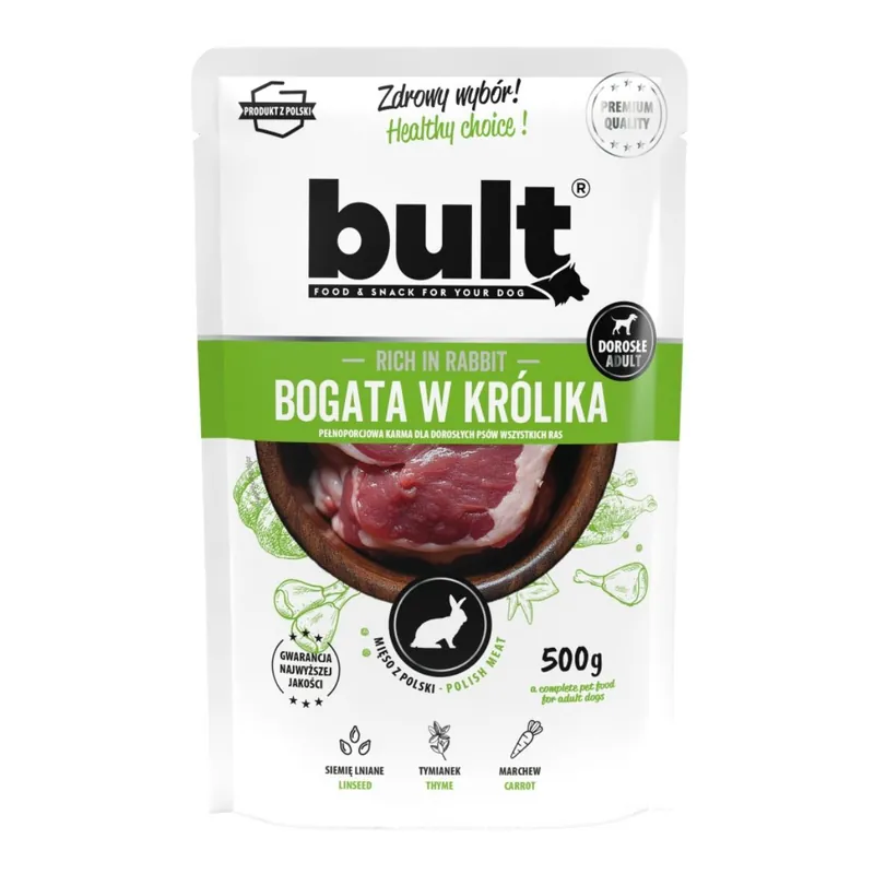 Bult Dog králík, kapsička 500 g Dokud Zásoby Vydrží