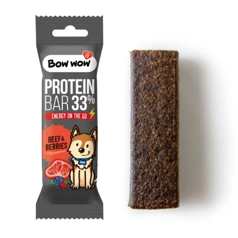 Cenově Výhodný Proteinová tyčinka Hovězí & Lesní ovoce 32 g (30 x 1 ks)