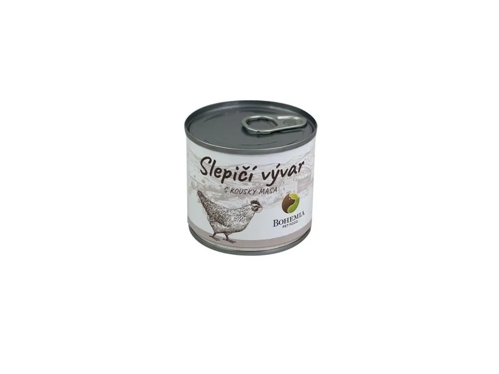 Odeslání Ihned BOHEMIA vývar s kousky masa - Slepičí 140ml