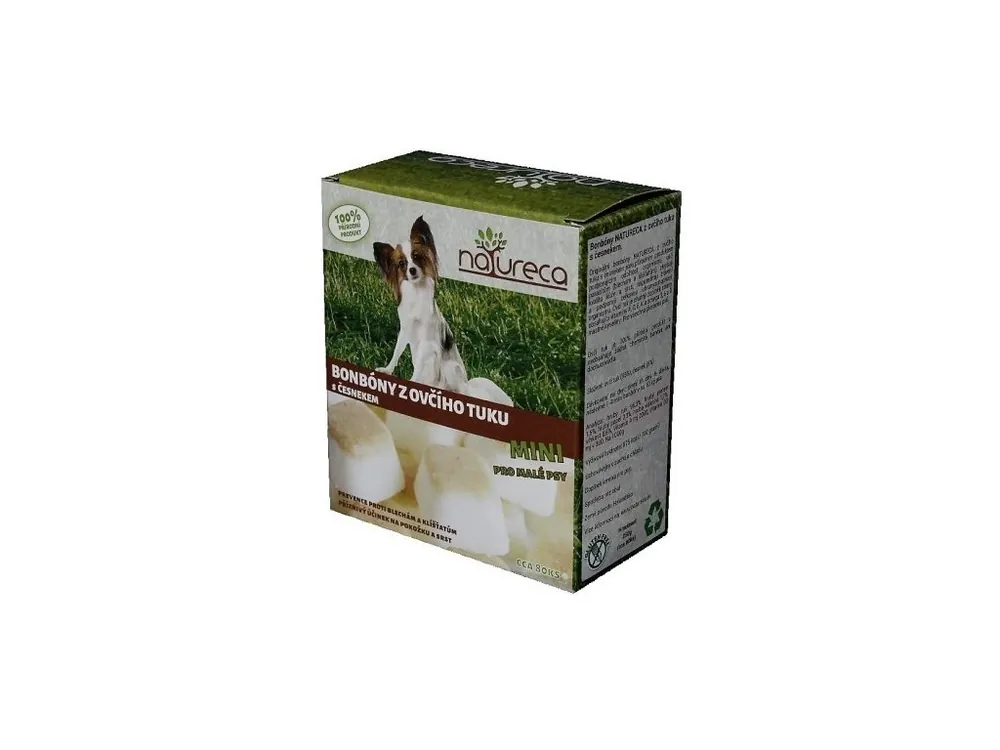 Výhodná Nabídka Bonbóny pro psy z ovčího tuku s česnekem Mini 250g