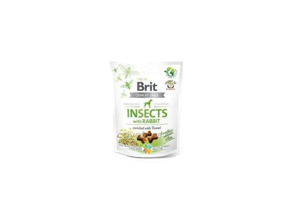 Cenová Bomba Brit Care Dog Crunchy Crack. Insec. Rabbit Fennel 200g