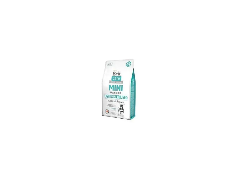Výhodná Nabídka Brit Care Dog Mini Grain Free Light & Sterilised 400g