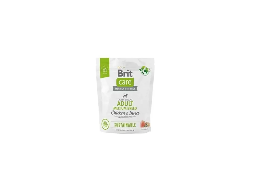 Brit Care Dog Sustainable Adult Medium Breed 1kg Výhodná Nabídka