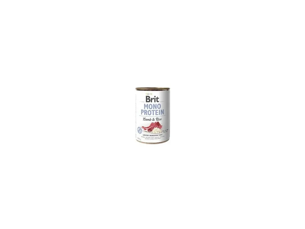 Novinka Brit Dog konz Mono Protein Lamb & rice 400g