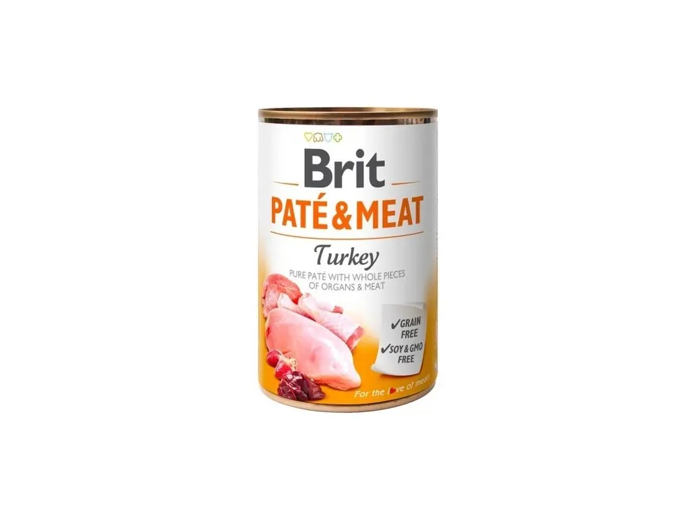 Brit Dog konz Paté & Meat Turkey 400g Horká Nabídka