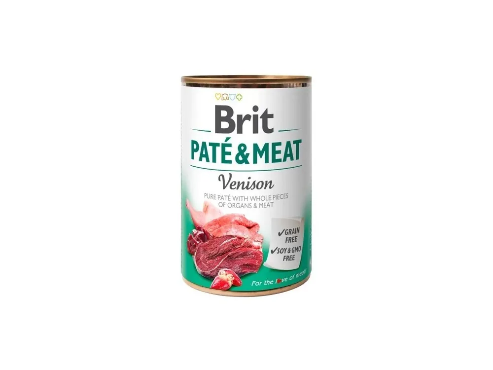Brit Dog konz Paté & Meat Venison 800g Poslední Šance