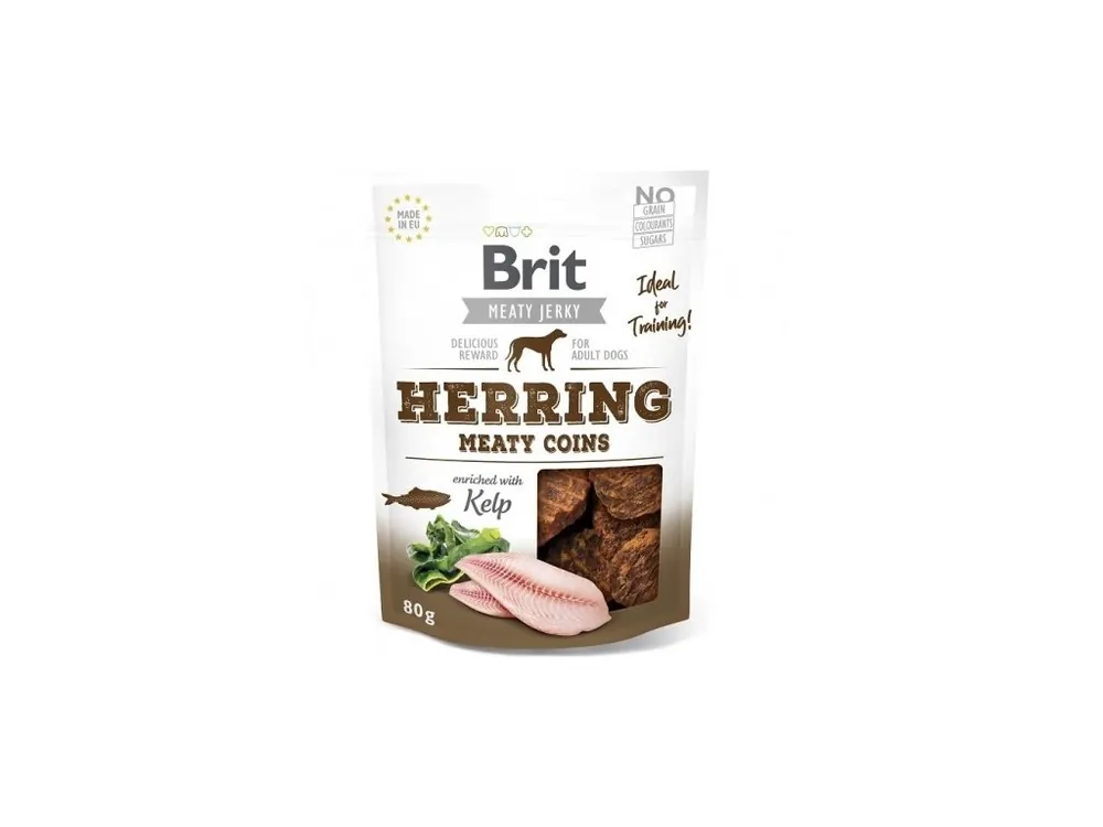 Odeslání Ihned Brit Jerky Herring Meaty Coins 80g
