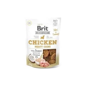 Expresní Doručení Brit Jerky Chicken with Insect Meaty Coins 80g