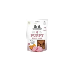 Vysoce Kvalitní Brit Jerky Puppy Turkey Meaty Coins 80g