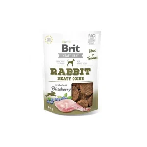 Brit Jerky Rabbit Meaty Coins 80g Originální