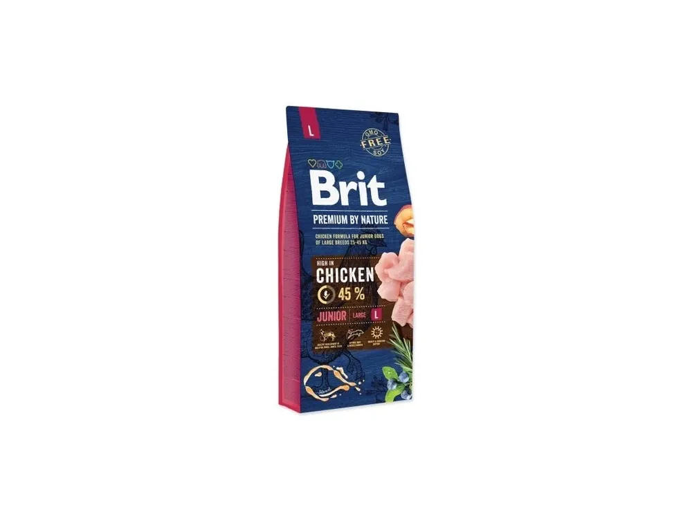 Akce Brit Premium Dog by Nature Junior M 15kg