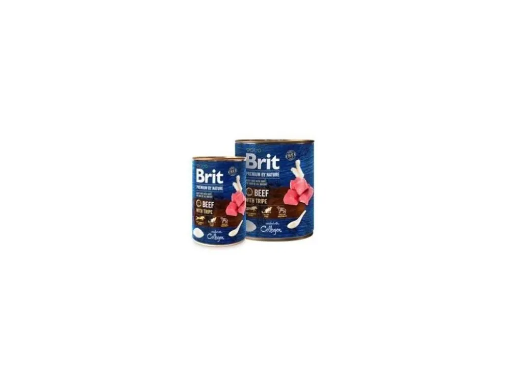 Víkendová Akce Brit Premium Dog by Nature konz Beef & Tripes 800g