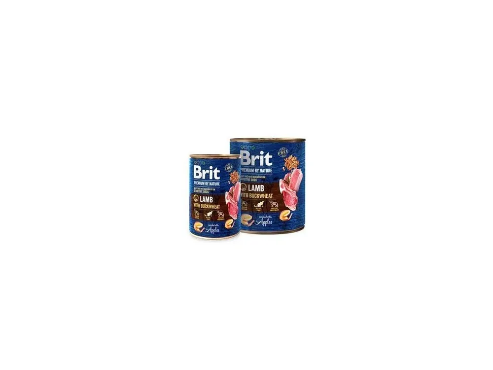 Brit Premium Dog by Nature konz Lamb & Buckwheat 800g Časově Omezené