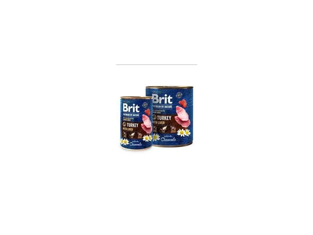 Pouze Dnes Brit Premium Dog by Nature konz Turkey & Liver 400g