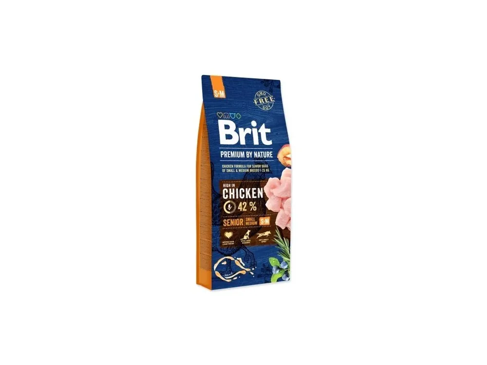 Brit Premium Dog by Nature Senior S + M 3kg Ihned K Objednání
