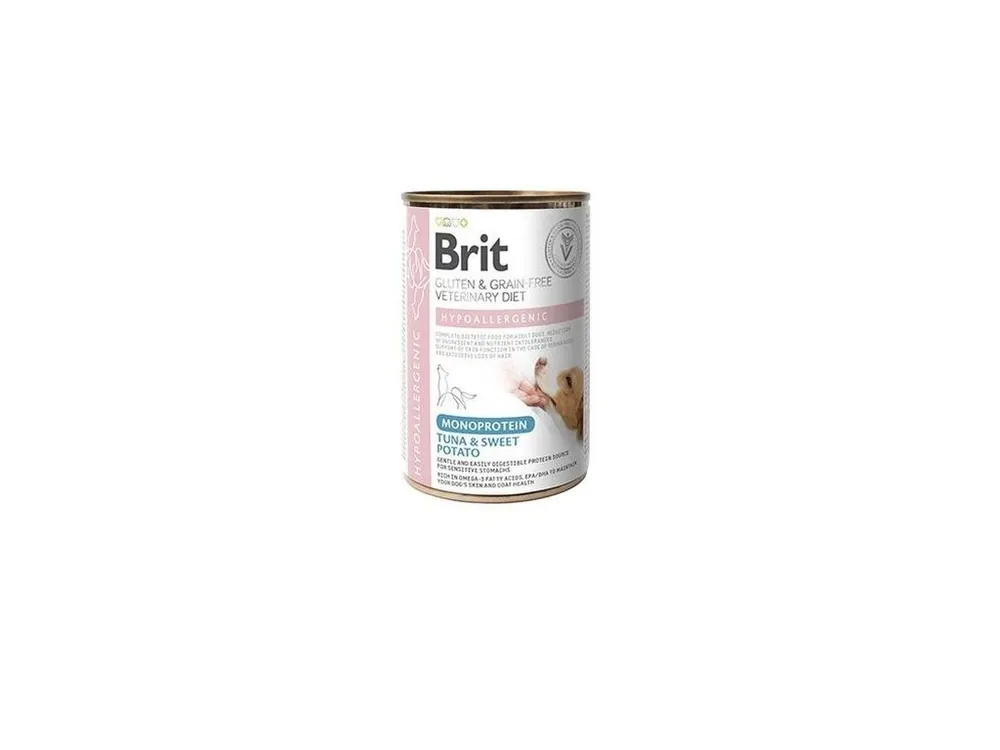 Brit VD Dog GF konz Hypoallergenic Monoprotein Tuna 400g Sezónní Sleva
