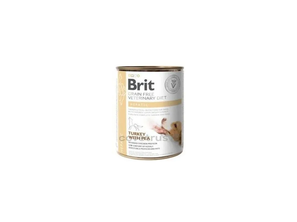Aktuální Brit VD Dog GF konz. Hepatic 400g