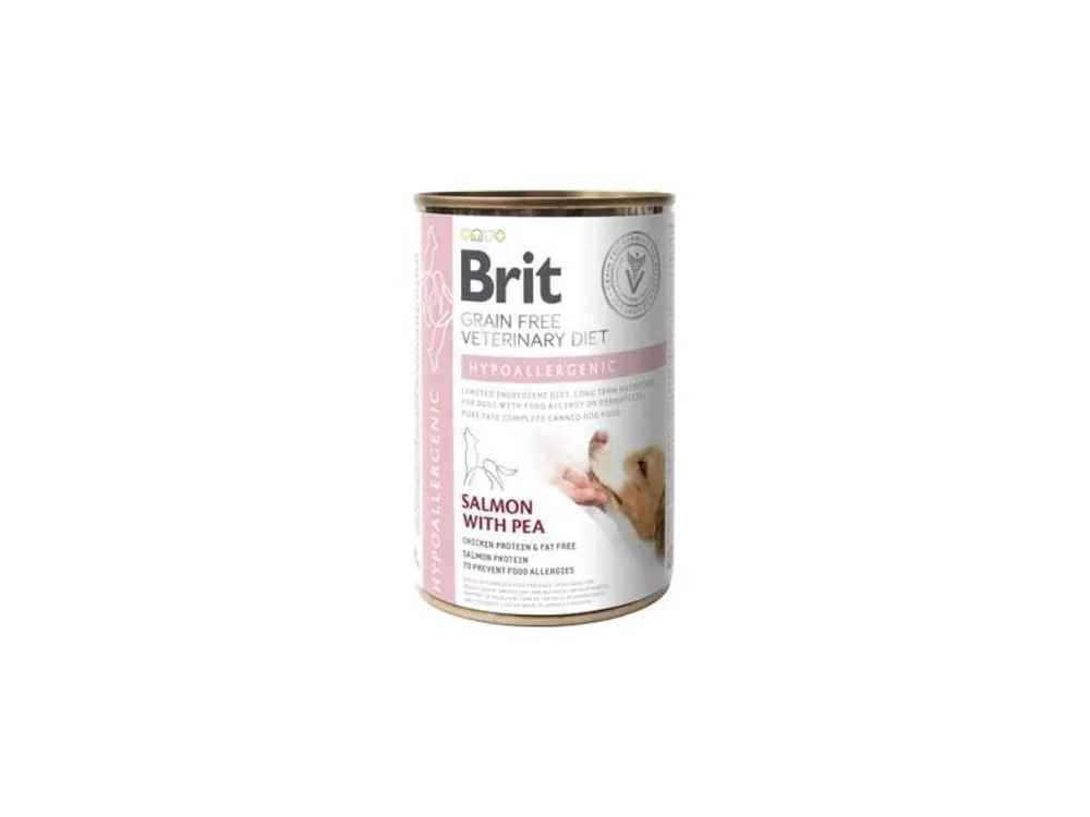 Rychlé Dodání Brit VD Dog GF konz. Hypoallergenic 400g