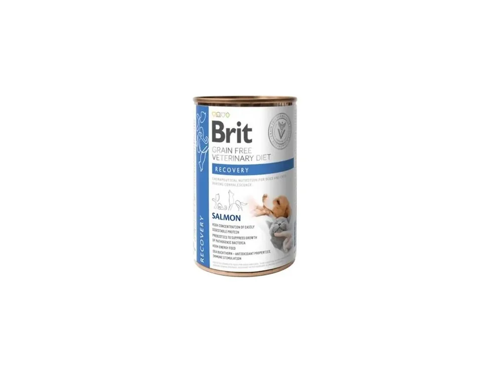 Brit VD Dog+Cat GF konz. Recovery 400g Sleva