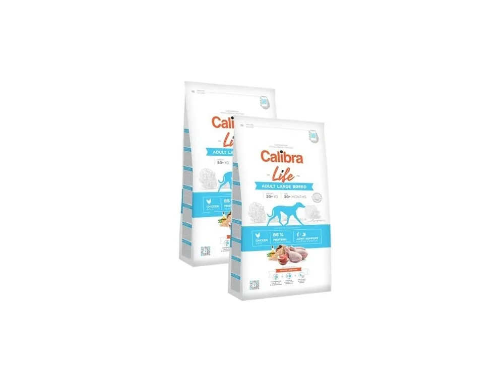 Calibra Dog Life Adult Large Breed Chicken 2x12 kg Originální