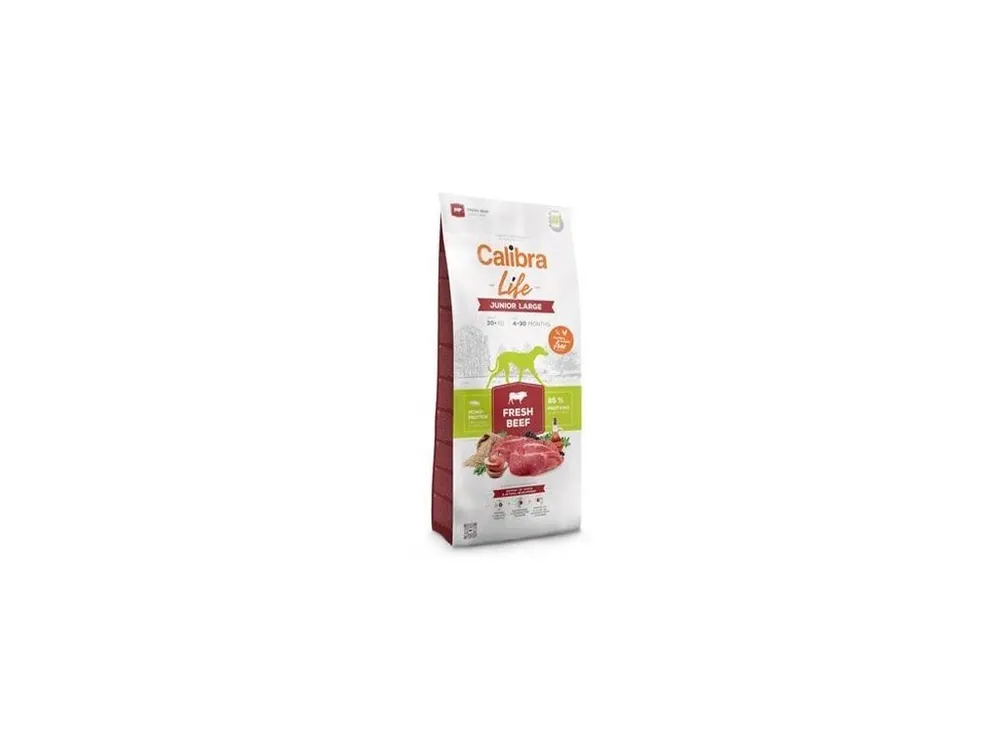 Horká Nabídka Calibra Dog Life Junior Large Fresh Beef 12kg