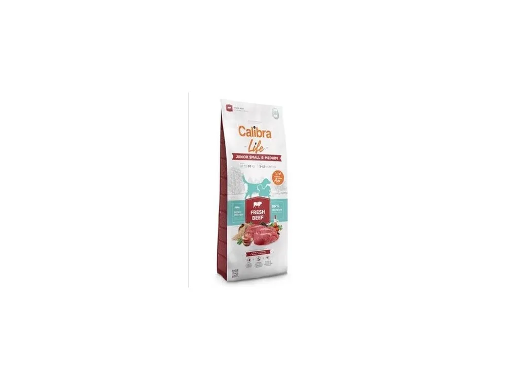 Calibra Dog Life Junior Small&Medium Fresh Beef 2,5kg Pouze Dnes