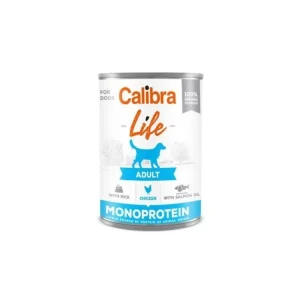 Akce Calibra Dog Life konz. Adult Chicken with rice 400g