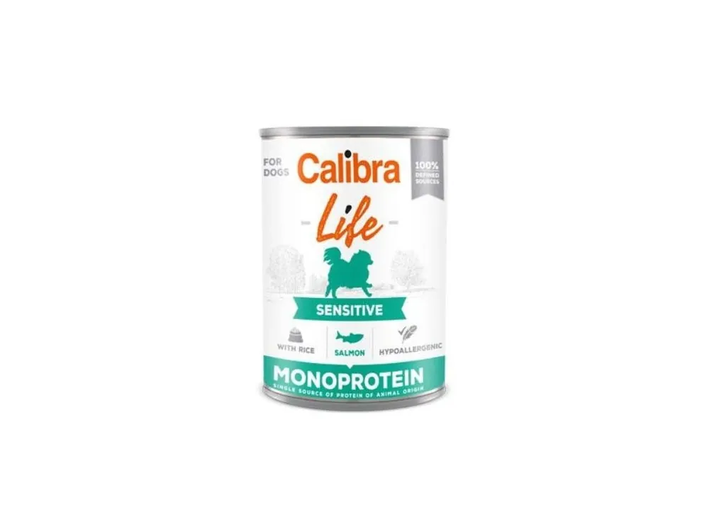 Ihned K Objednání Calibra Dog Life konz. Sensitive Salmon with rice 400g