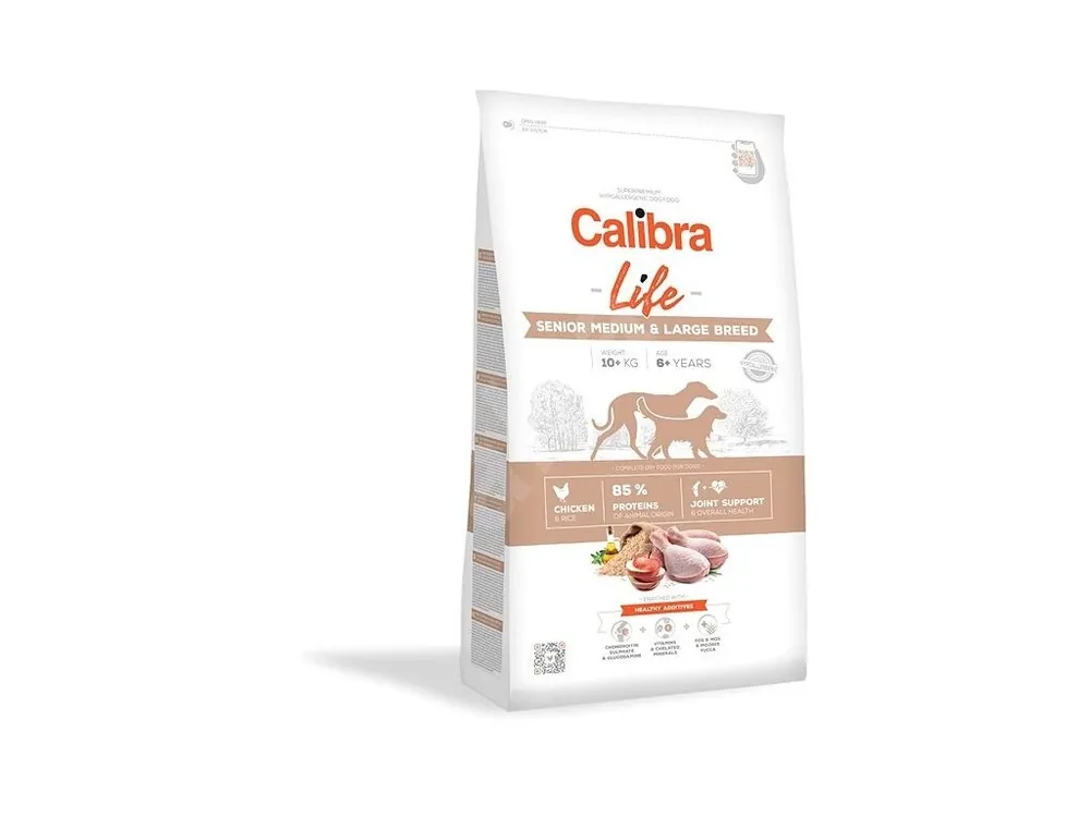 Super Cena Calibra Dog Life Senior M&L Breed Chicken 12 kg