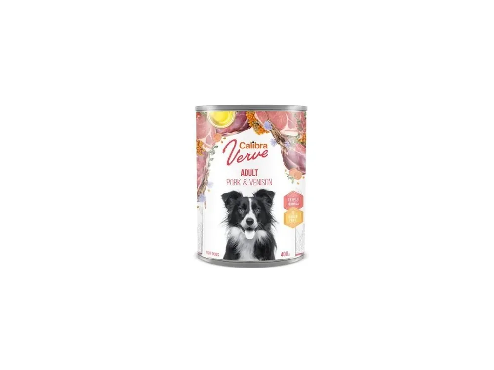 Calibra Dog Verve konz. GF Adult Pork & Venison 400 g Oblíbený