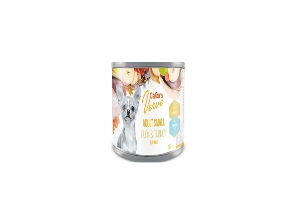 Must-Have Calibra Dog Verve konz. GF Adult Small Duck & Tur 200g