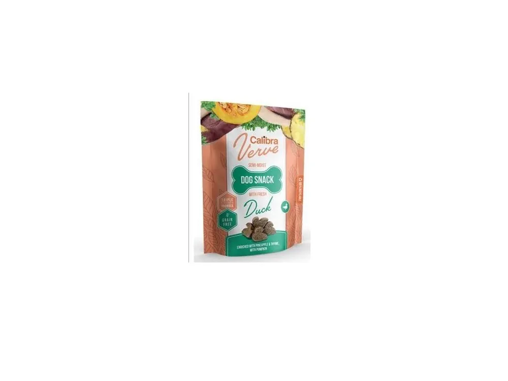 Calibra Dog Verve Semi-Moist Snack Fresh Duck 150g Akční Cena