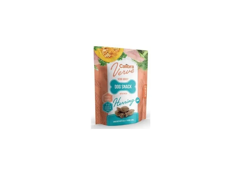Calibra Dog Verve Semi-Moist Snack Fresh Herring 150g Jen Po Omezenou Doba