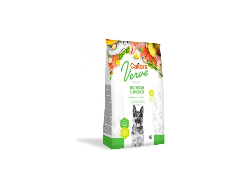 Objednat Nyní Calibra Dog Verve GF Adult M&L Salmon&Herring 12kg
