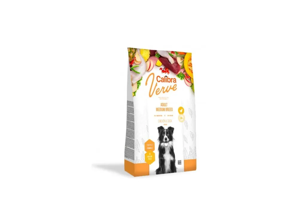 Calibra Dog Verve GF Adult Medium Chicken & Duck 2kg Horká Nabídka