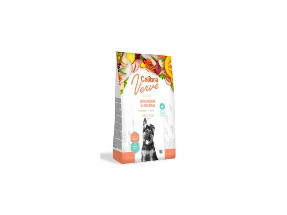 Calibra Dog Verve GF Junior M/L Chicken & Duck 2kg Cenově Výhodný
