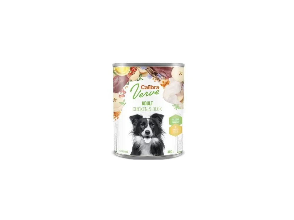 Aktuální Calibra Dog Verve konz. GF Adult Chicken & Duck 400 g