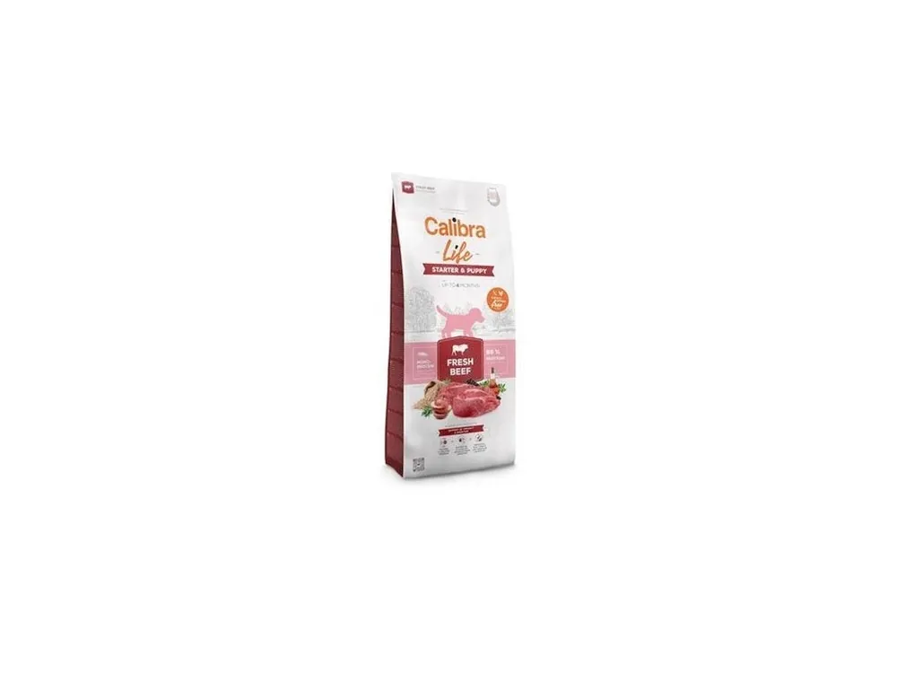 Přímo Od Výrobce Calibra Dog Life Starter & Puppy Fresh Beef 12kg