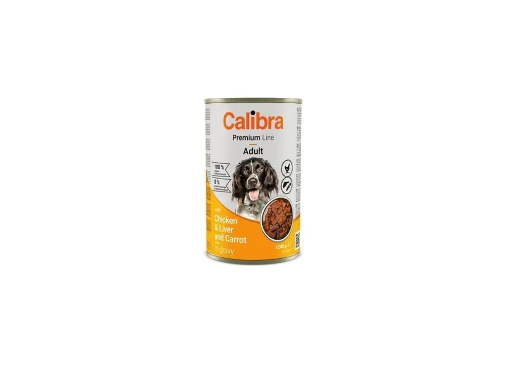 Calibra Dog Premium konz. with Chicken&Liver 1240g Cenově Výhodný