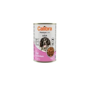Akce Calibra Dog Premium konz. with Veal&Chicken 1240g